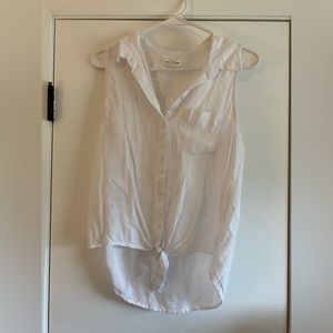 Beach Lunch Lounge Collection, Tied Lightweight Collared Vest